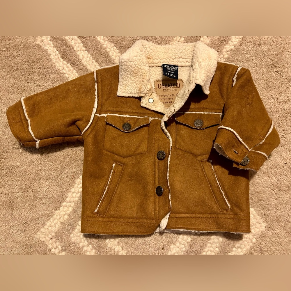 OshKosh Sherpa winter coat 0-3m